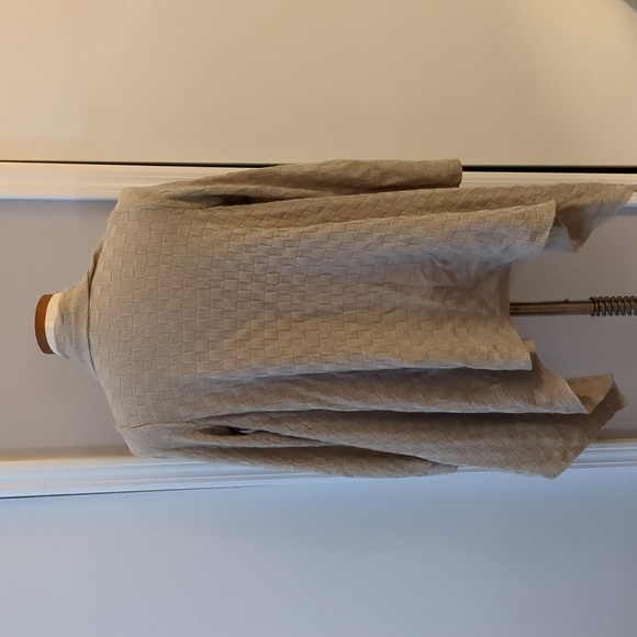 Tan Wrap Sweater - Picture 4 of 5